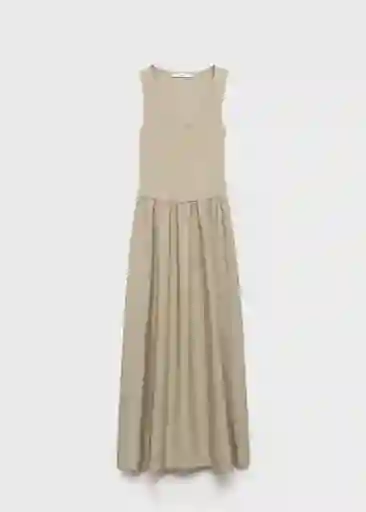 Vestido Valvi Khaki Talla XS Mujer Mango