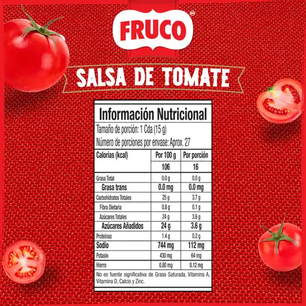 Salsa de Tomate Fruco Doypack 400 g