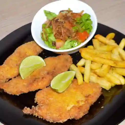 Milanesa de pollo