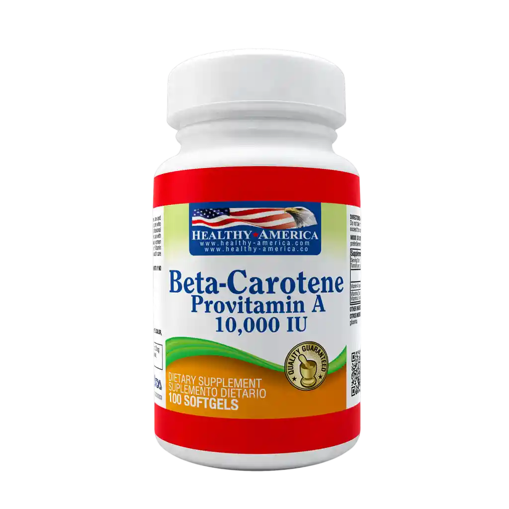  HEALTHY AMERICA Suplemento Betacarotene   