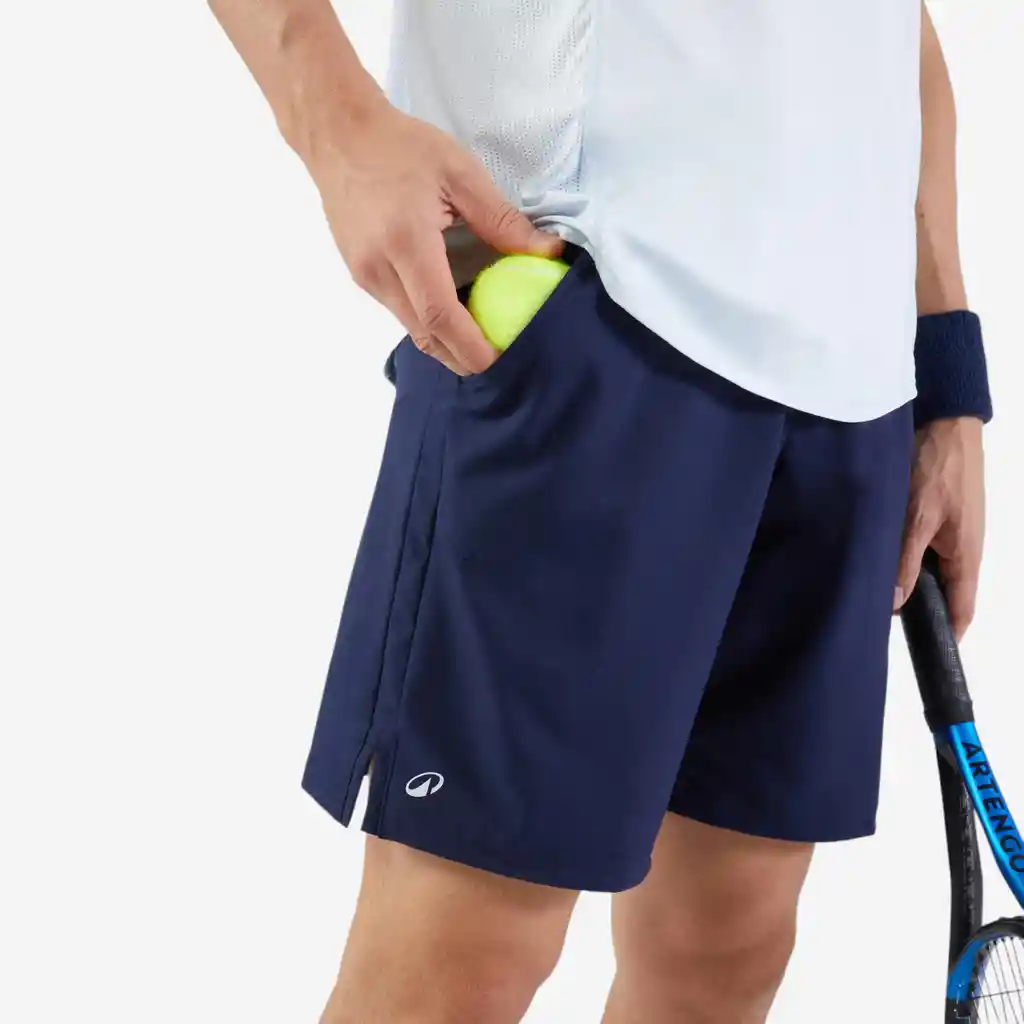 Pantaloneta Corta De Tennis Para Hombre Talla M Azul