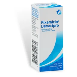 Fixamicin Ciprofloxacina (3 mg) y Dexametasona (1 mg) 