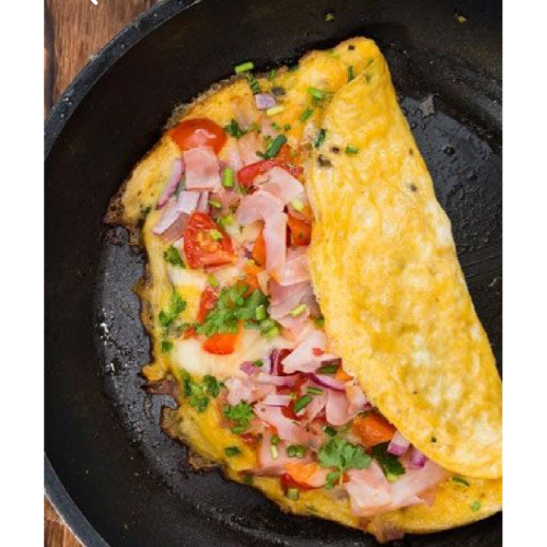 Omelette Carne y Pollo