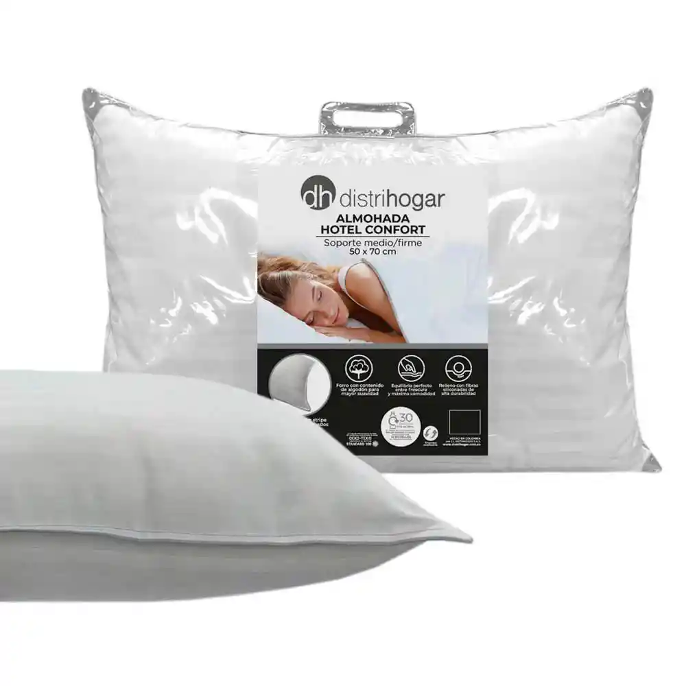 Almohada 50x70 Pespunte Distrihogar Pt00688