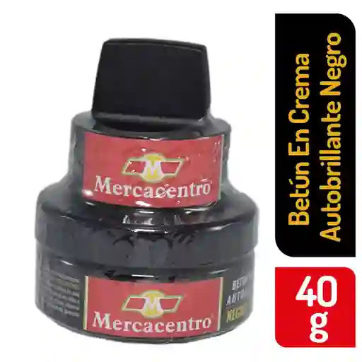 Mercacentro Betún Crema Negro