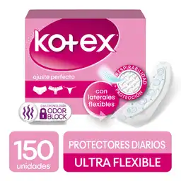 Kotex Protectores Diarios Ultraflexibles