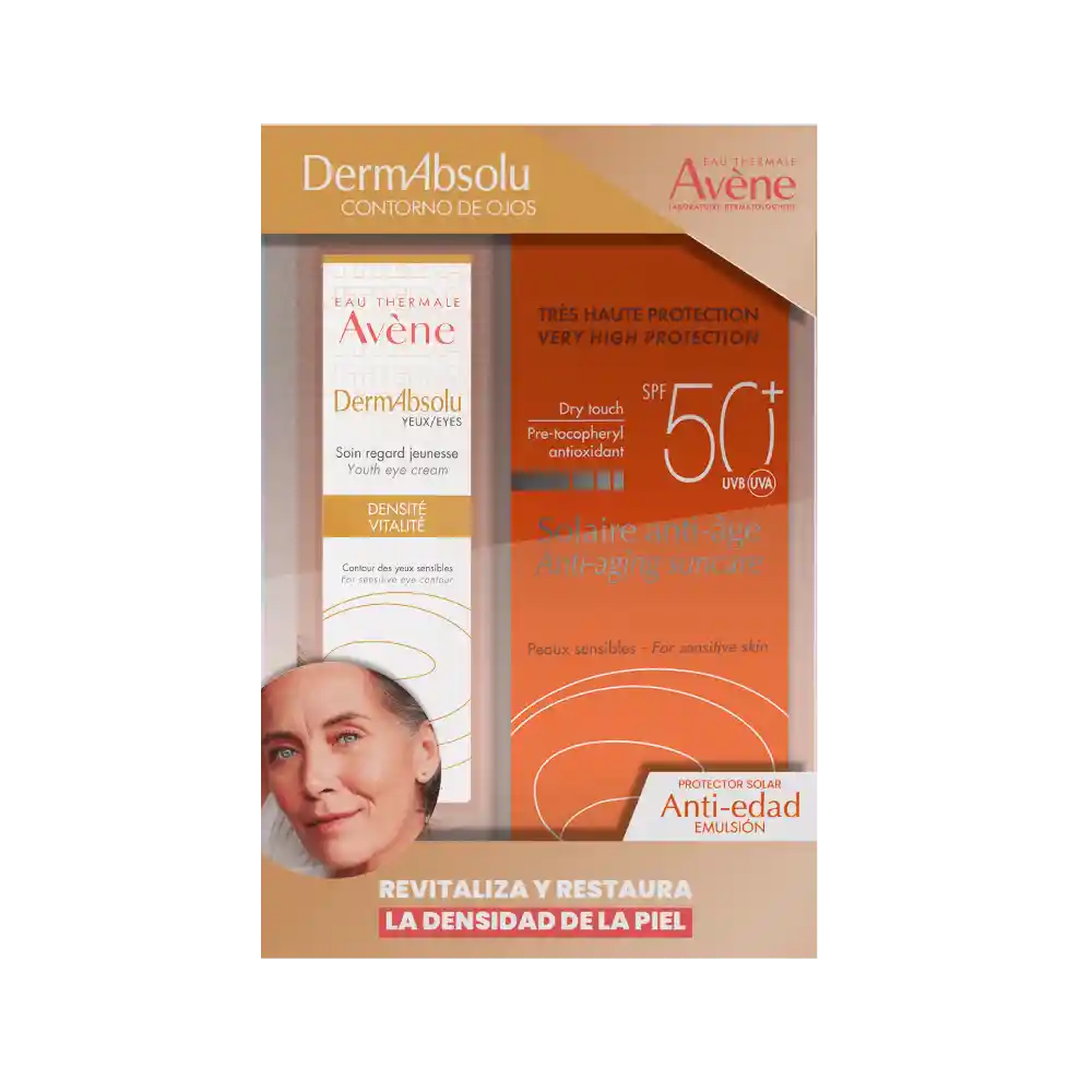 Kit Avene Dermabsolu Contorno +protector Solar