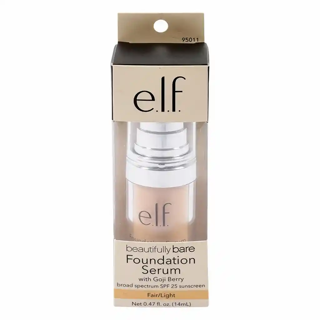 Elf Beautifully Bare Foundation Light SPF 25 con Baya de Goji