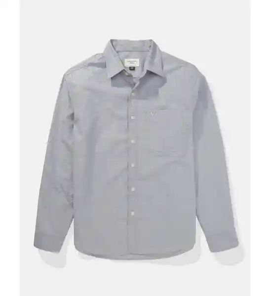 Camisa Hombre Color Gris Talla X-SMALL American Eagle