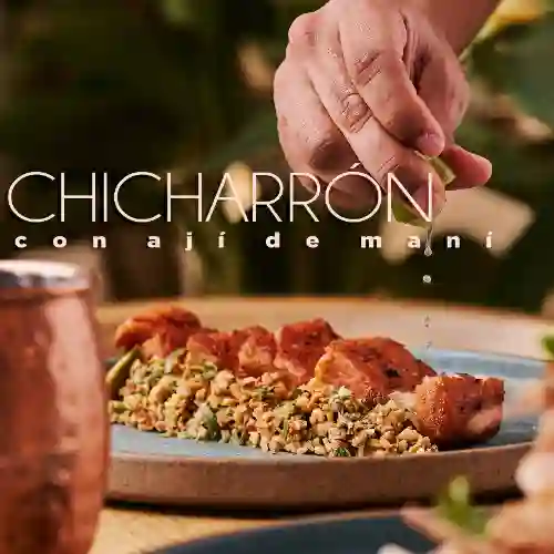Chicharrón con Ají Maní
