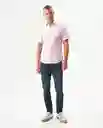 Camisa Carbón Pocket Rosa Manto Claro Talla M Chevignon