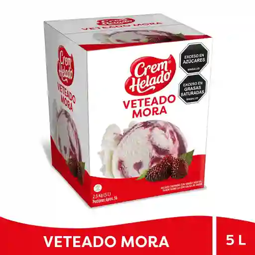 Helado Cream Hel Trad Veteado Mora Ri