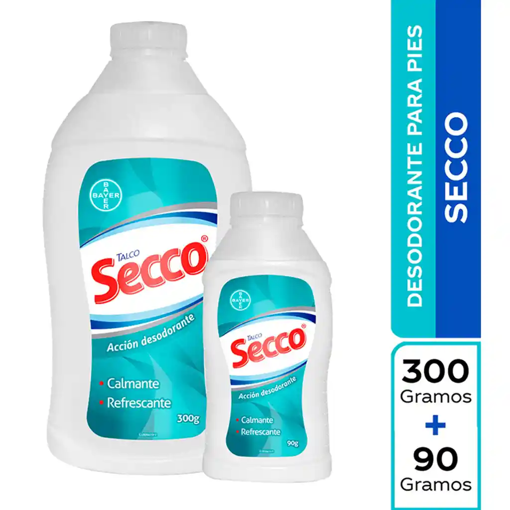 Secco Talco Desodorante para Pies