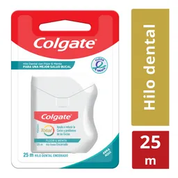 Seda Dental Colgate Total Encerado Flúor y Menta 25 m
