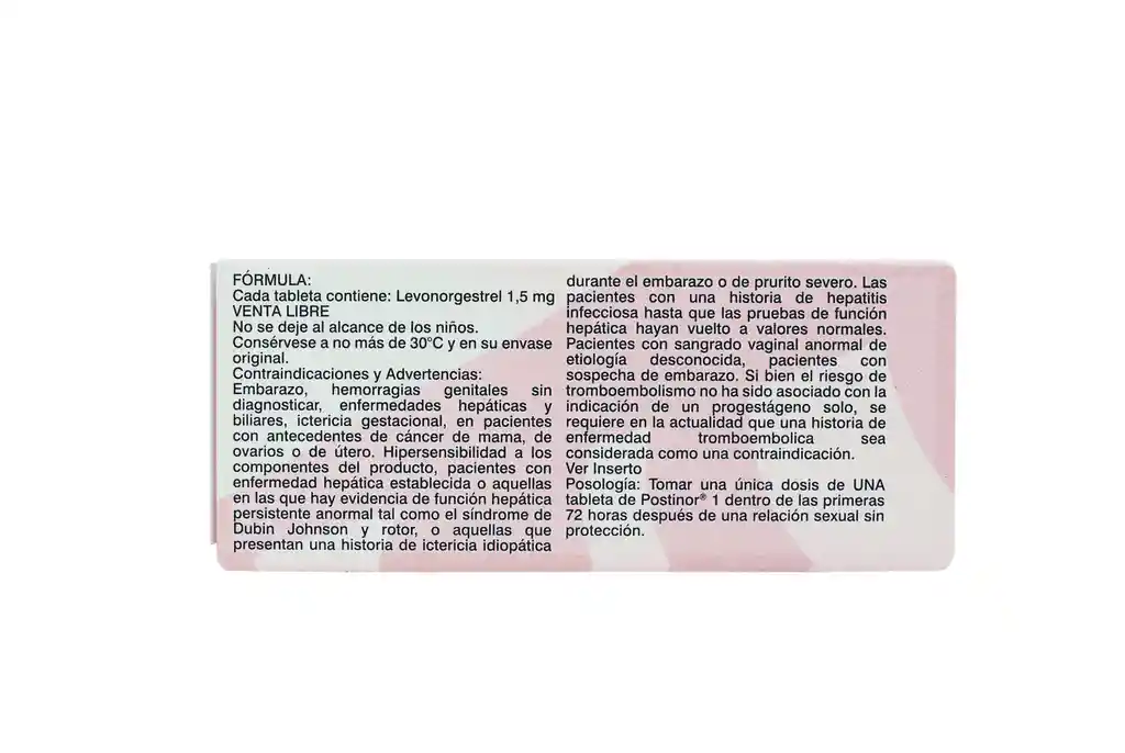 Postinor 1 (1.5 mg)