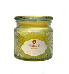 Vela Vaso Aroma Mandarina Pomelo Iluminata Vv44map2