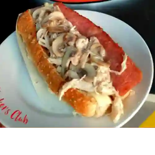 Hot Dog Pollo Champiñón