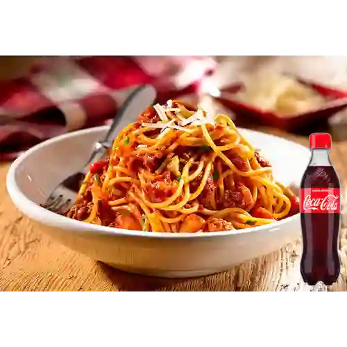 Combo Arma tu Spaghetti +Cocacola Orig 400ml