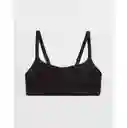 Bralette Negro Talla Medium Aerie American Eagle