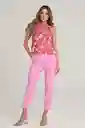 Pantalón Limited Color Rosado Brillante Talla 12 Ragged