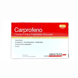 Carprofeno Comprimidos Palatables para Perros (100 mg)