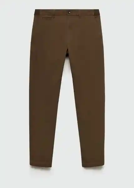 Pantalón Prato Marrón Talla 38 Hombre Mango