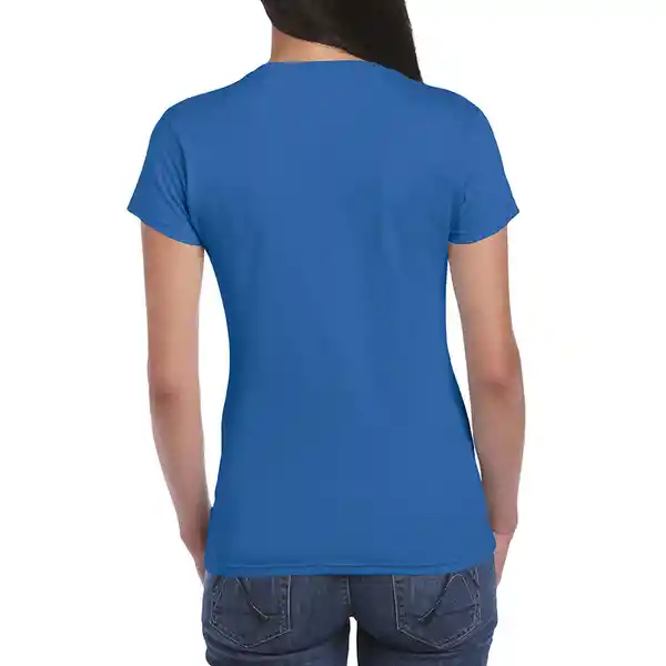 Gildan Camiseta Entallada Royal Talla S