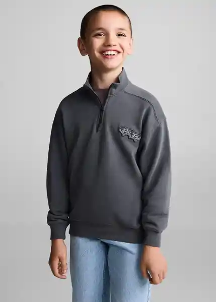 Sudadera Skate Antracita Talla 12 Niños Mango