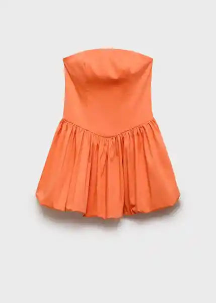 Vestido Rumba Naranja Talla S Mujer Mango