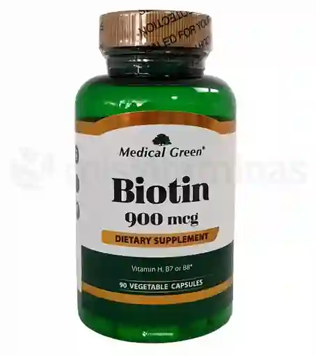 Biotin Suplemento Dietario 900 Mcg