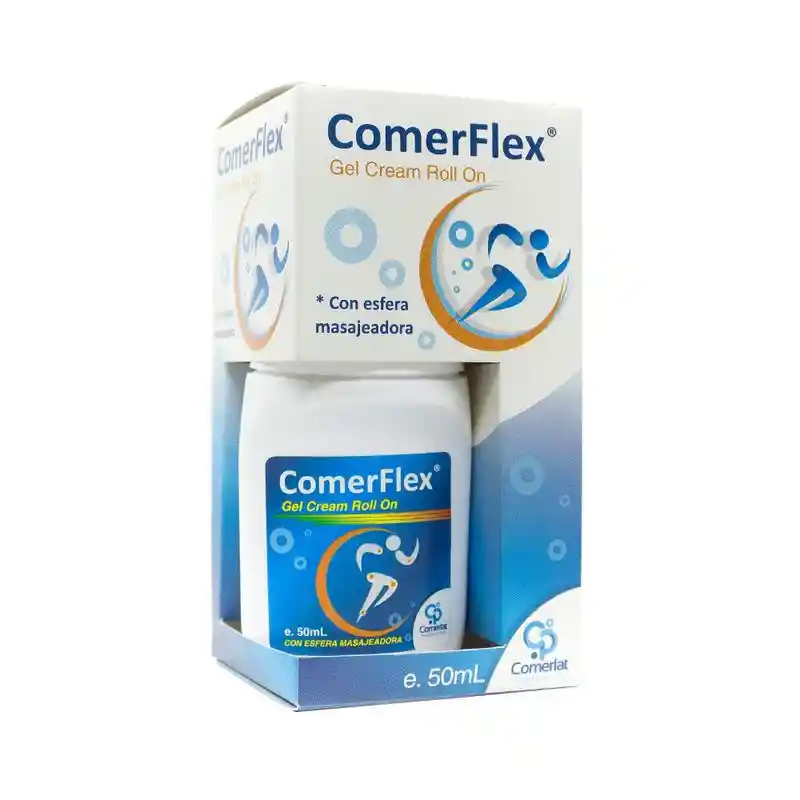 Comerflex Gel Cream Roll On con Esfera Masajeadora