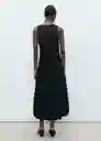 Vestido Pumpkin Negro Talla S Mujer Mango