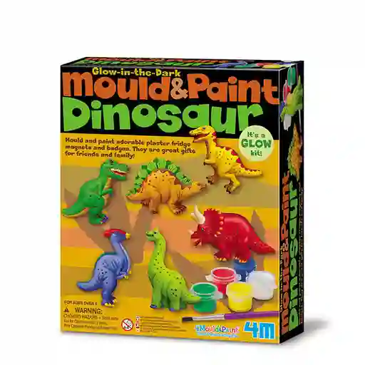 4M Figuras Mould & Paint Dinosaur Moldea y Pinta Dinosaurios
