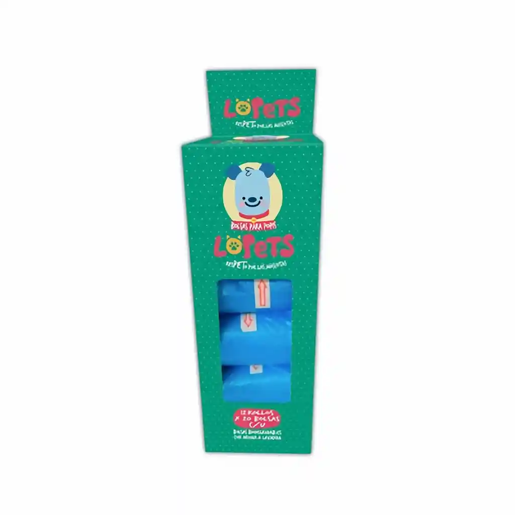Lopets Bolsas Biodegradables X 12 Uni