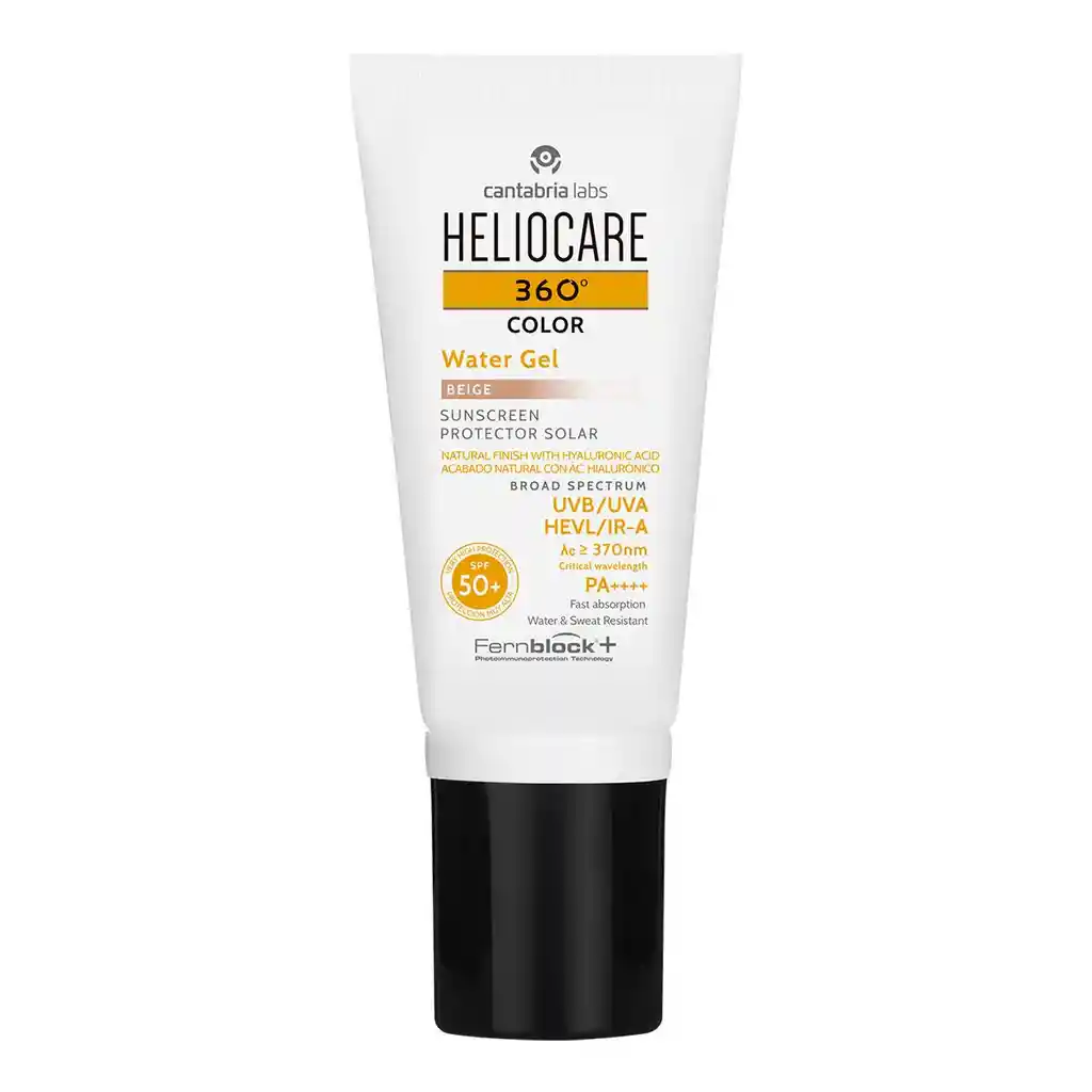 Heliocare Gel Protector Solar 360 Water Tono Beige FPS 50 +