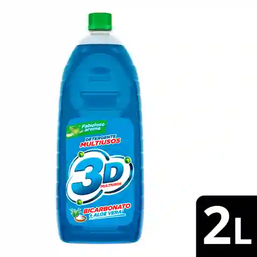 3D Detergente Multiusos con Bicarbonato y Aloe Vera