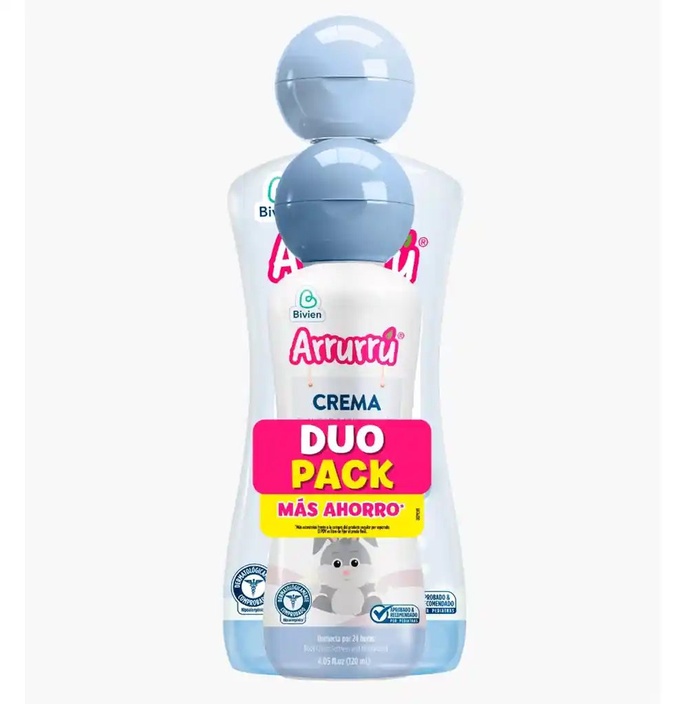 Shampoo Arrurru Suavidad y Humectacion + Crema Arrurru Duo Pack