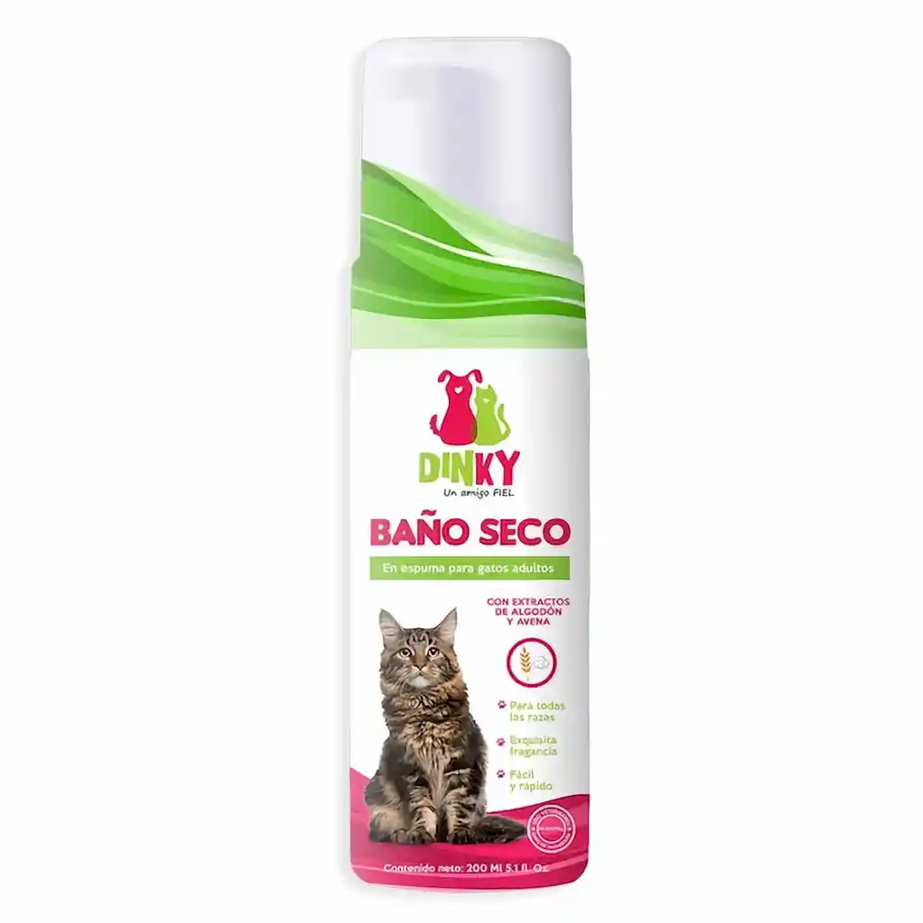 Dinky Espuma Gato Adulto 200 mL