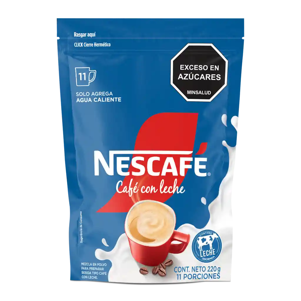 Café con Leche NESCAFÉ soluble x 220g