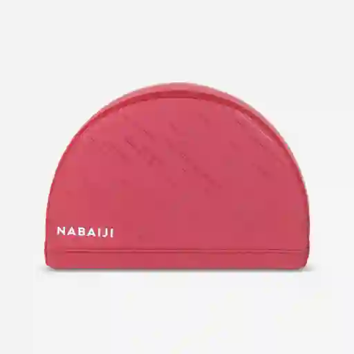 Gorro De Natación En Tela Revestida De Silicona Talla M - Rosado