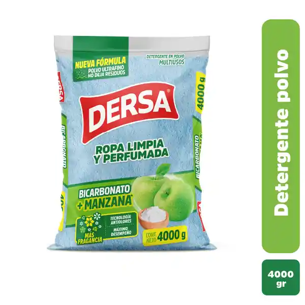Detergente en Polvo Bicarbonato + Manzana