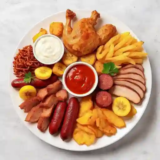 Picada 3 personas con gallina