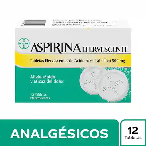 Aspirina Efervescente (500 mg)