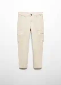 Pantalón Cargo Hielo Talla 07 Niños Mango