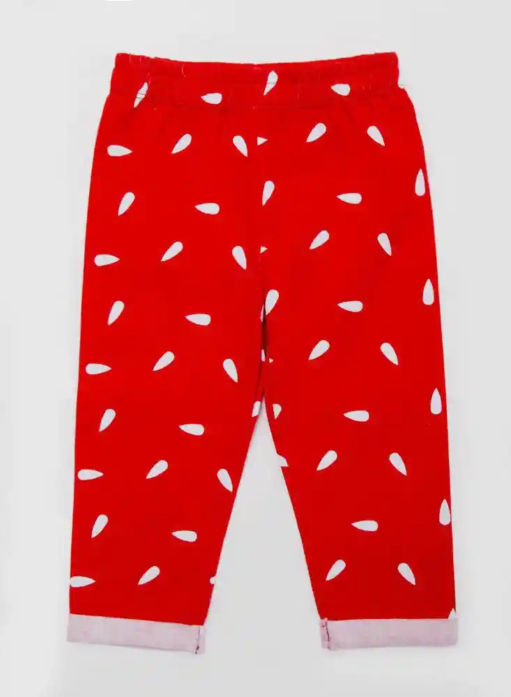 Legging 6/9 Meses - Rojo