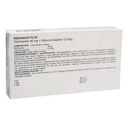 Renangio Plus 80 Mg/12.5 Mg Tableta