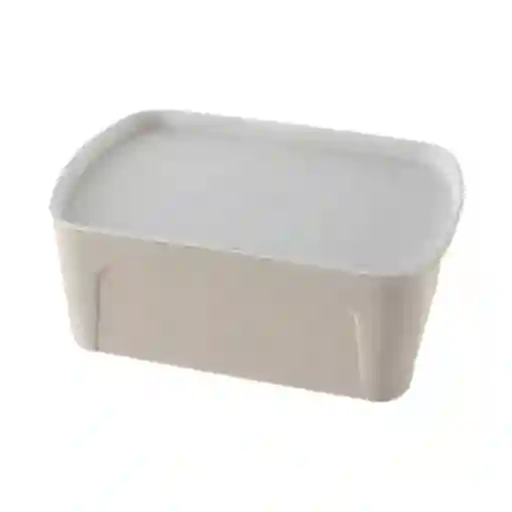 Caja Organizadora Plástica Solida Arena Letras