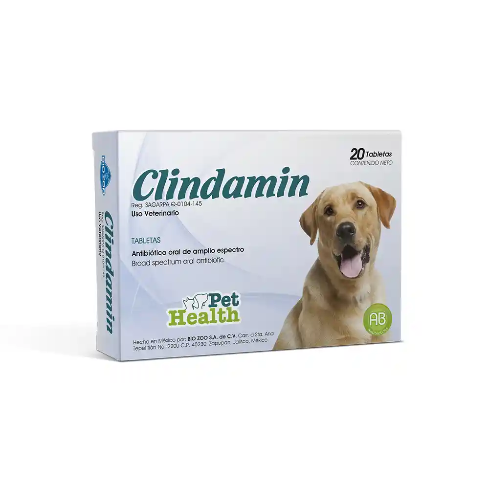 Pet Health Clindamin Tabletas para Perros y Gatos