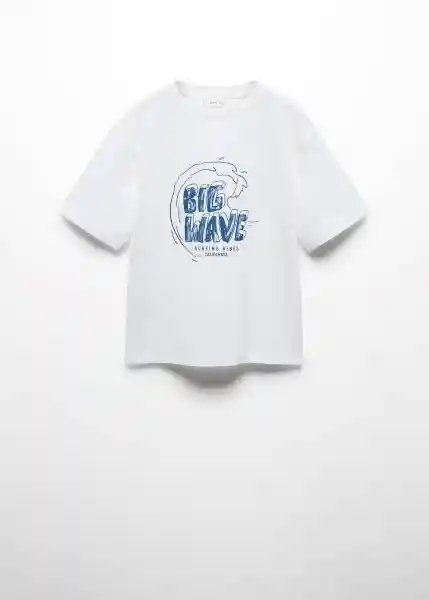 Camiseta Esen3 Offwhite Talla 10 Niño Mango