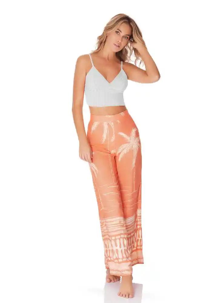 Salida de Baño Pantalon Fiory M-mandarina